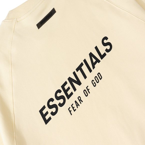 Fear Of God Essentials Pull-Over Cream Crewneck - Picture 10 of 13